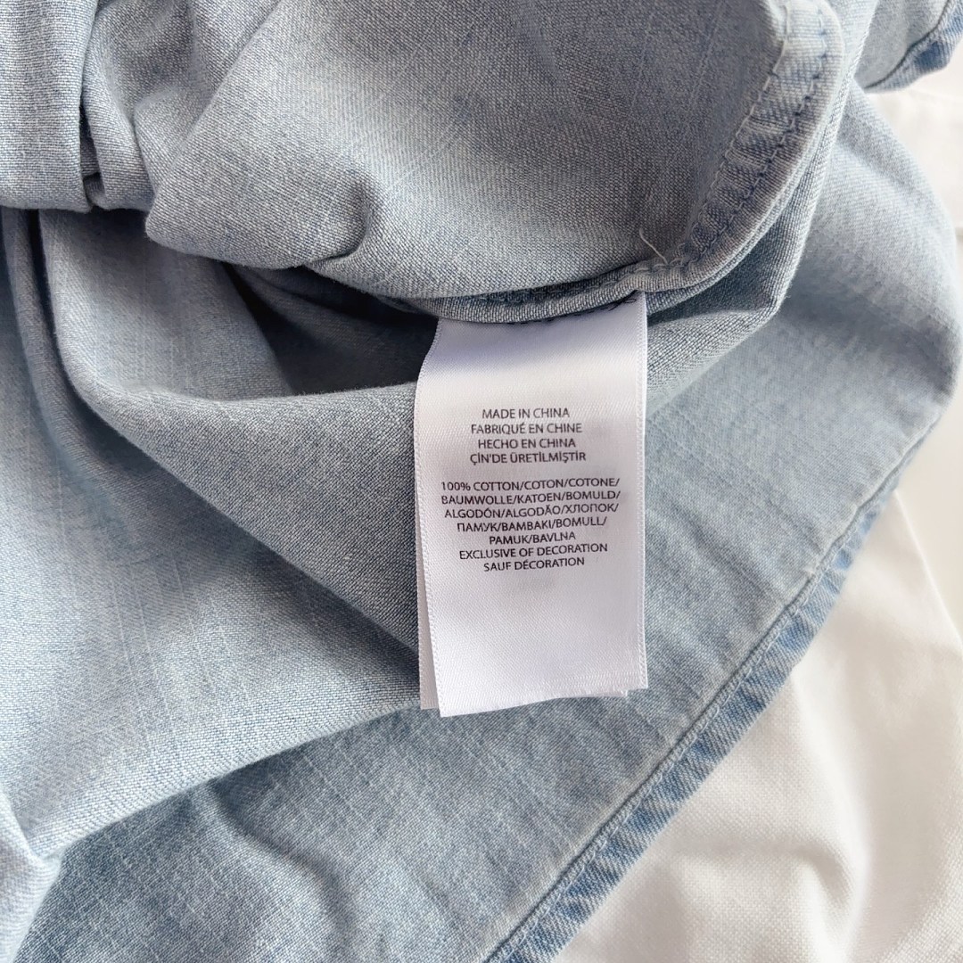 Ralph Lauren Belted Chambray Shirtdress · A3173 — תמונה 10