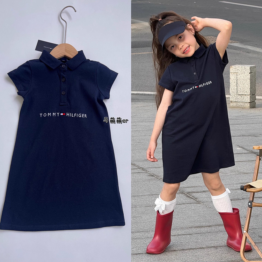 Tommy Hilfiger Kids' Logo Polo Dress · A2399 — תמונה 16