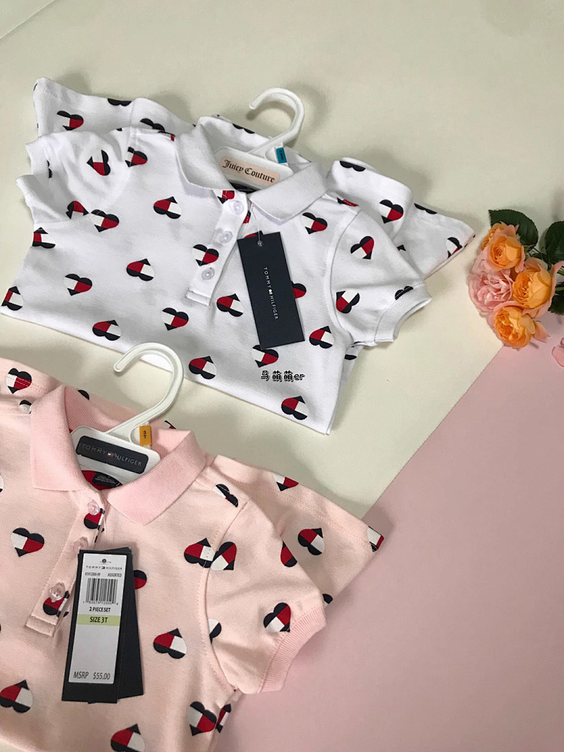 Tommy Hilfiger Heart Logo Pleated Polo Dress · A2398 — תמונה 7