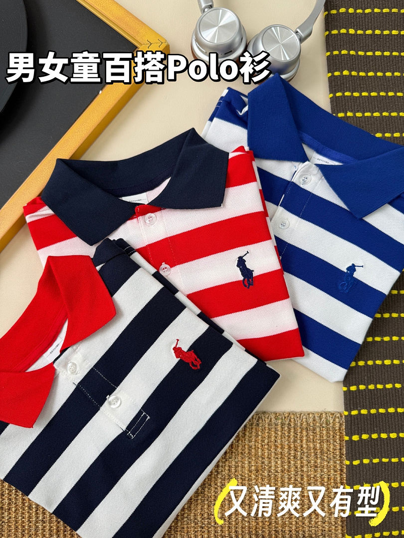 Ralph Lauren Striped Cotton Mesh Polo · A3135 — תמונה 18
