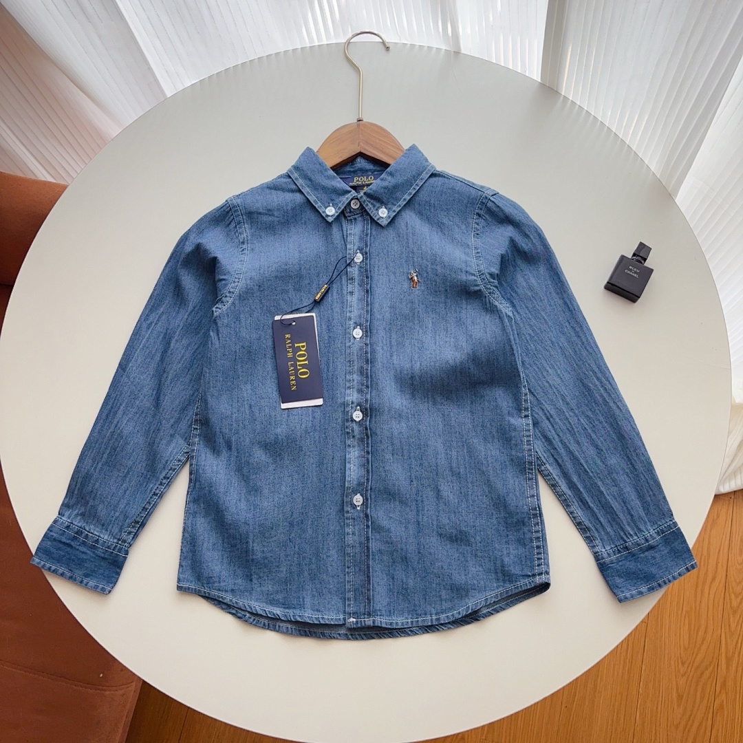 Ralph Lauren Denim Polo Pony Shirt · A2595 — תמונה 22