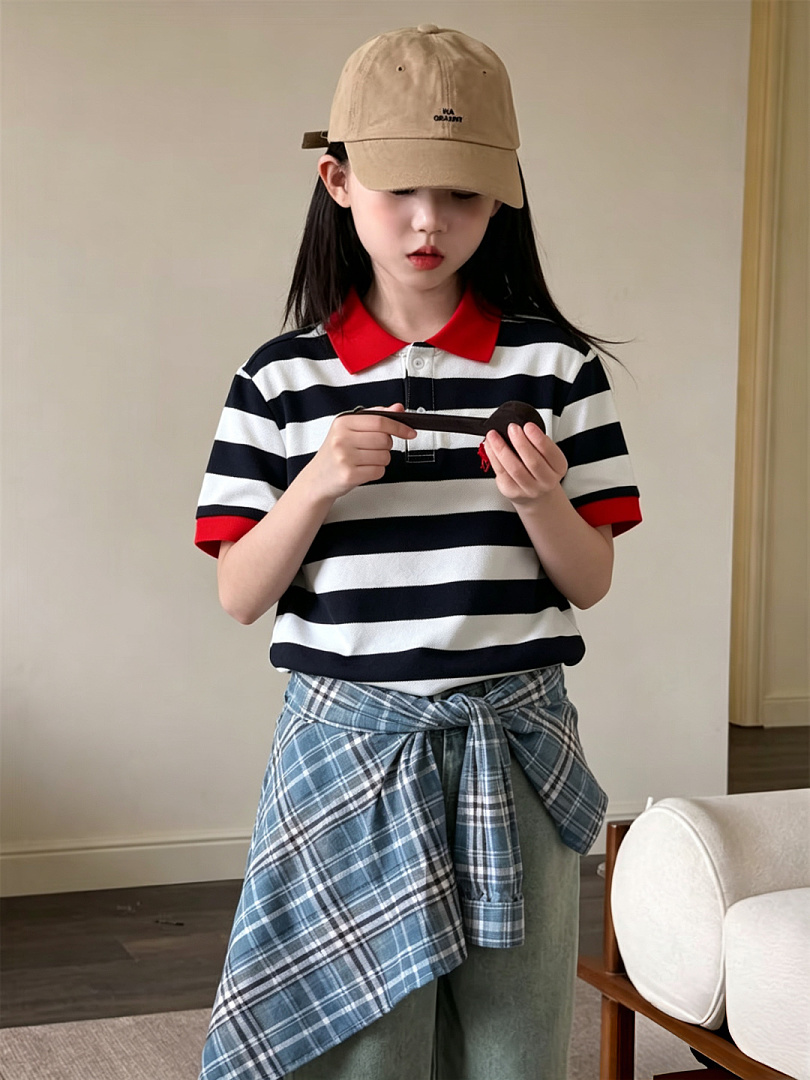 Ralph Lauren Striped Cotton Mesh Polo · A3135 — תמונה 35