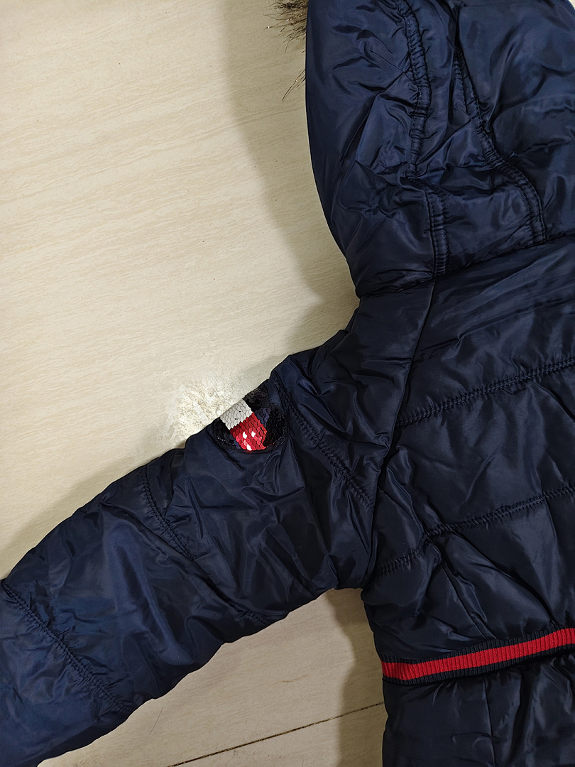 Tommy Hilfiger Longline Signature Puffer Jacket · A2901 — תמונה 7