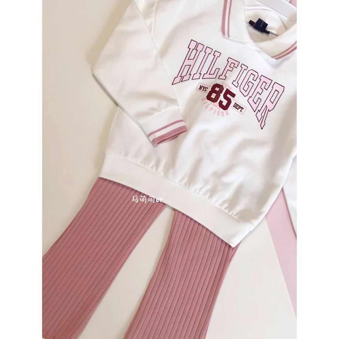 Tommy Hilfiger Babies' Logo Sweatshirt and Pant · A2654 — תמונה 14