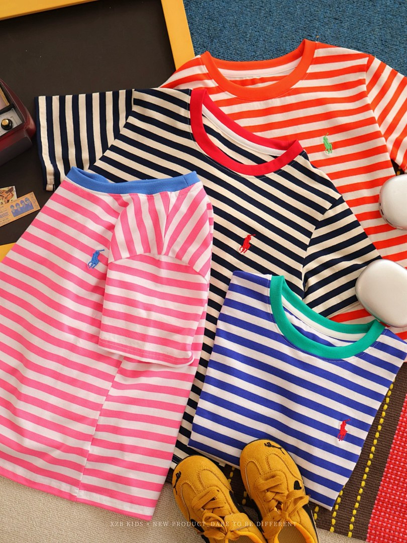 Ralph Lauren Striped Cotton Jersey Tee · A3028 — תמונה 34