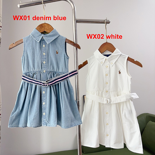 Ralph Lauren Belted Chambray Shirtdress · A3173