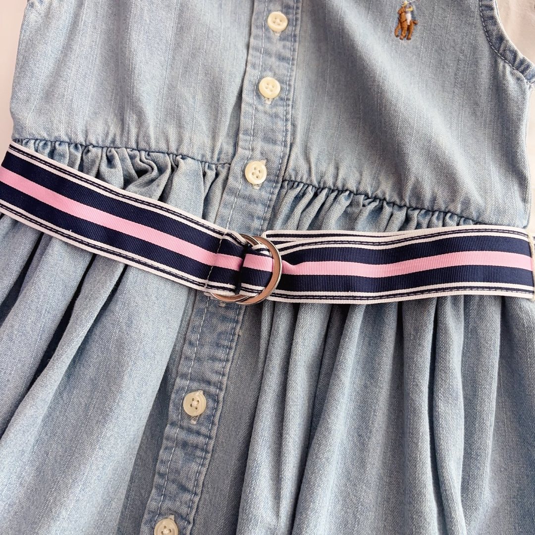 Ralph Lauren Belted Chambray Shirtdress · A3173 — תמונה 11