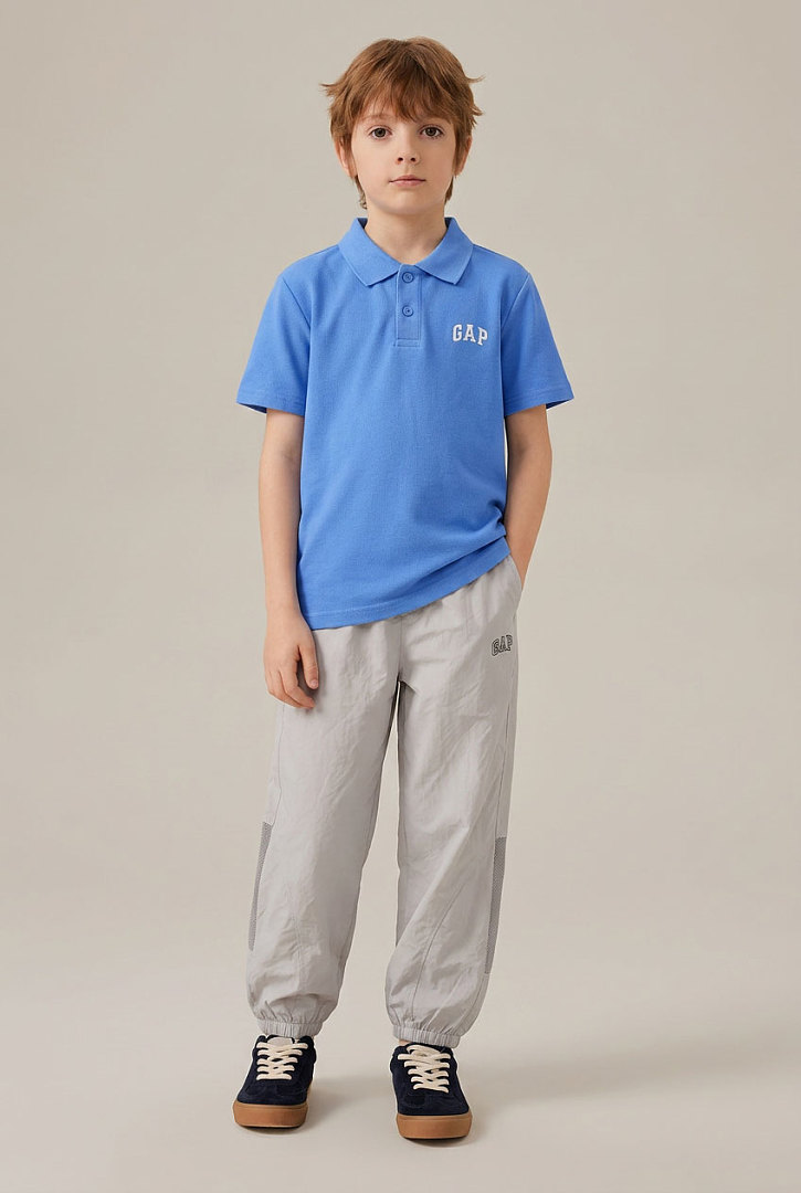 Gap Logo Pique Polo Shirt · A3105 — תמונה 28