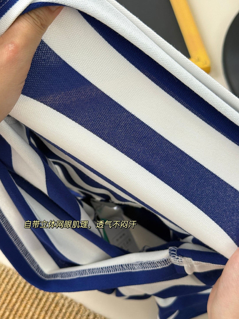 Ralph Lauren Striped Cotton Mesh Polo · A3135 — תמונה 15