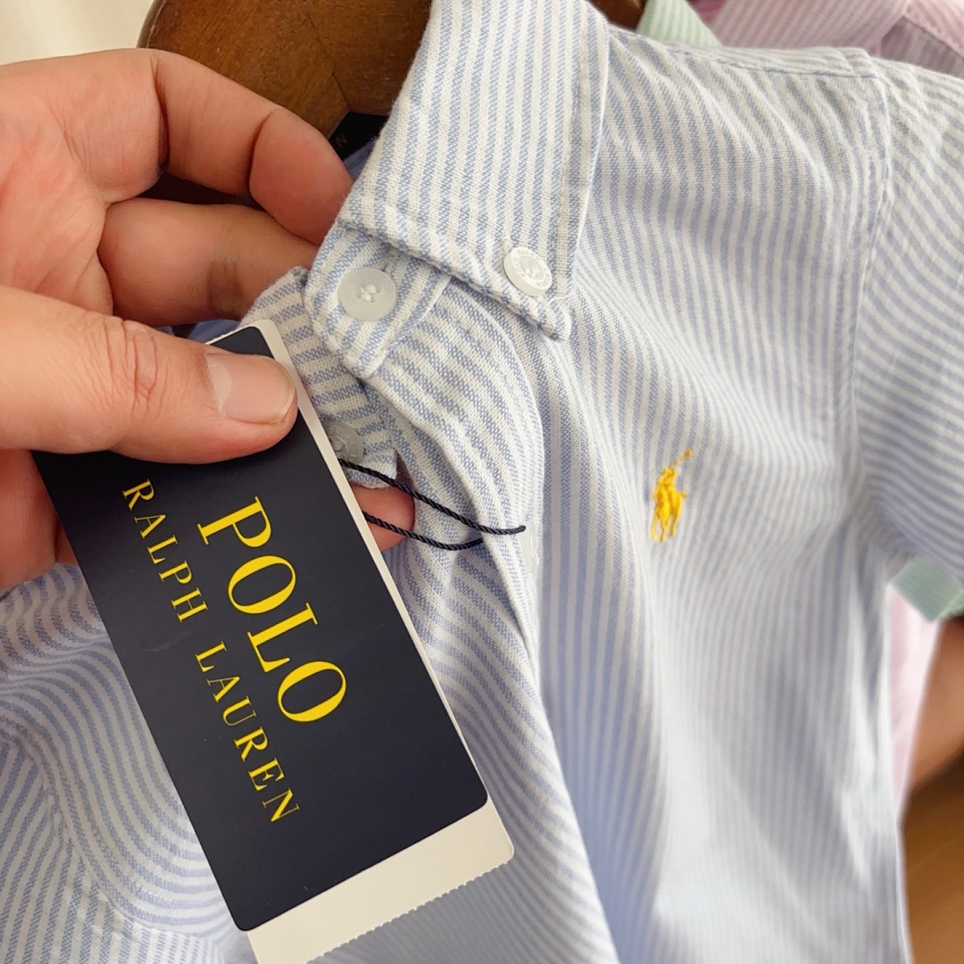 Ralph Lauren Striped Cotton Seersucker Shirt · A3007 — תמונה 11