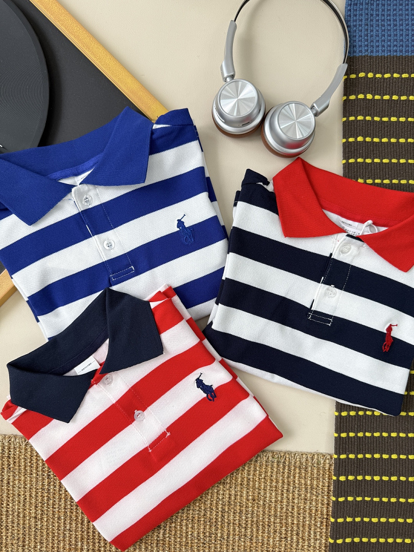 Ralph Lauren Striped Cotton Mesh Polo · A3135 — תמונה 27