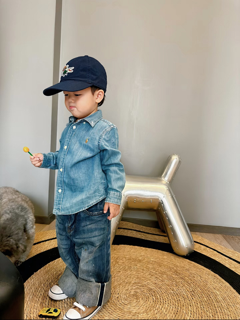 Ralph Lauren Denim Polo Pony Shirt · A2595 — תמונה 8