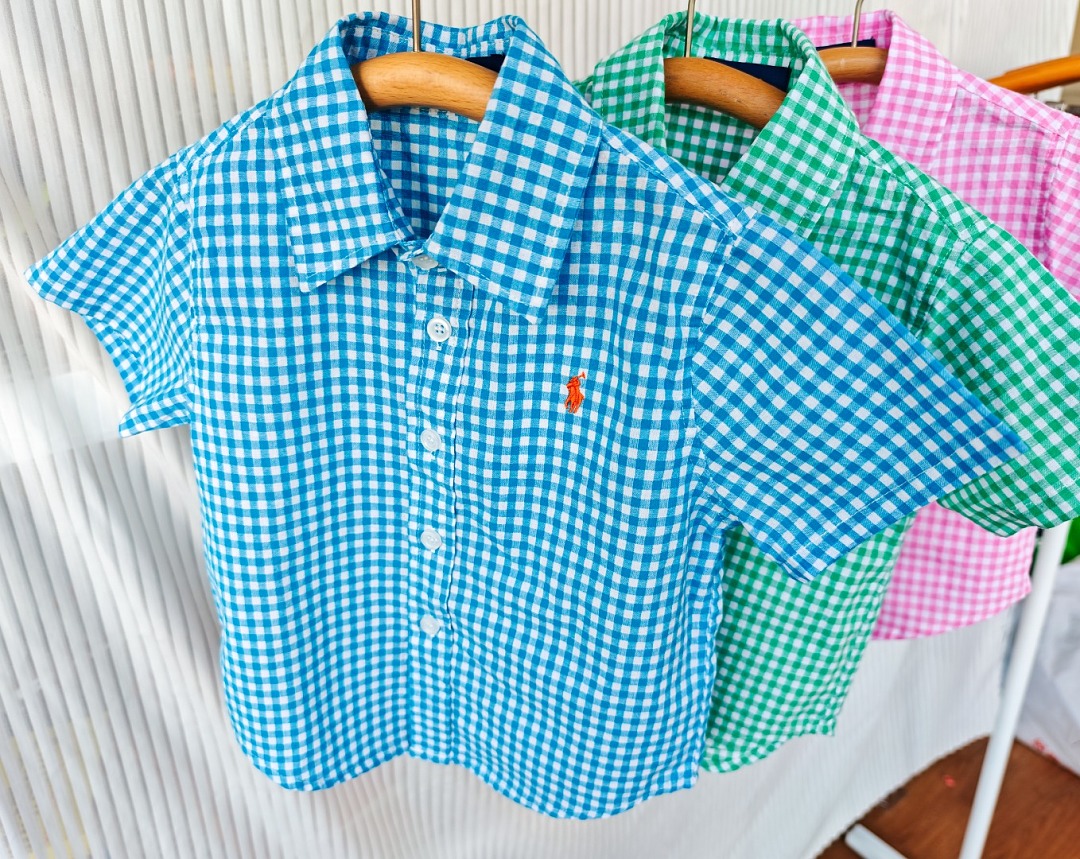 Ralph Lauren Gingham Cotton Poplin Shirt · A3068 — תמונה 11