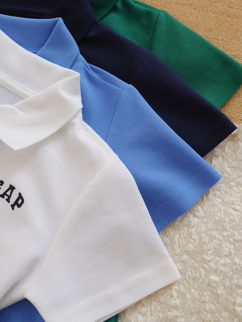 Gap Logo Pique Polo Shirt · A3105 — תמונה 13