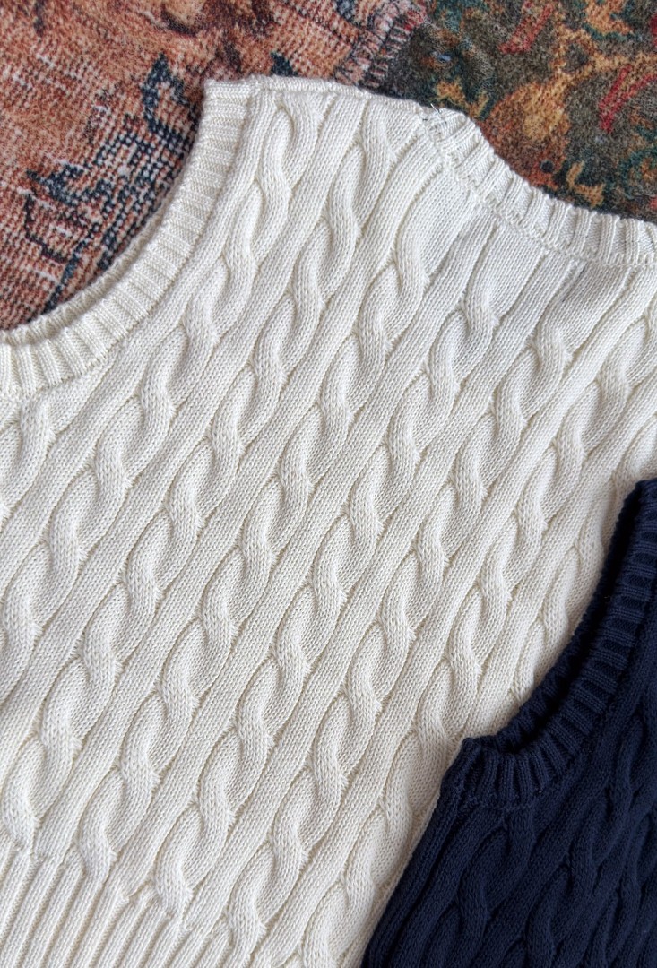 Polo Ralph Lauren Cable-Knit Cotton Sweater Vest · A3331 — תמונה 4