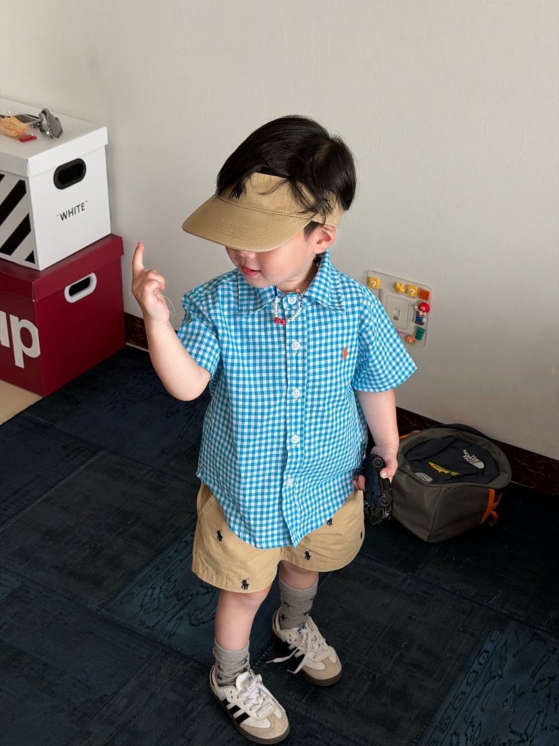 Ralph Lauren Gingham Cotton Poplin Shirt · A3068 — תמונה 17