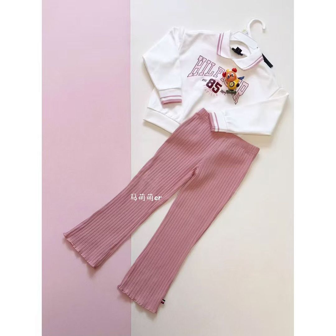 Tommy Hilfiger Babies' Logo Sweatshirt and Pant · A2654 — תמונה 16