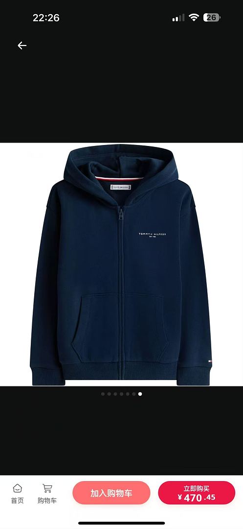 Tommy Hilfiger 1985 Logo Hoodie · A3371 — תמונה 7