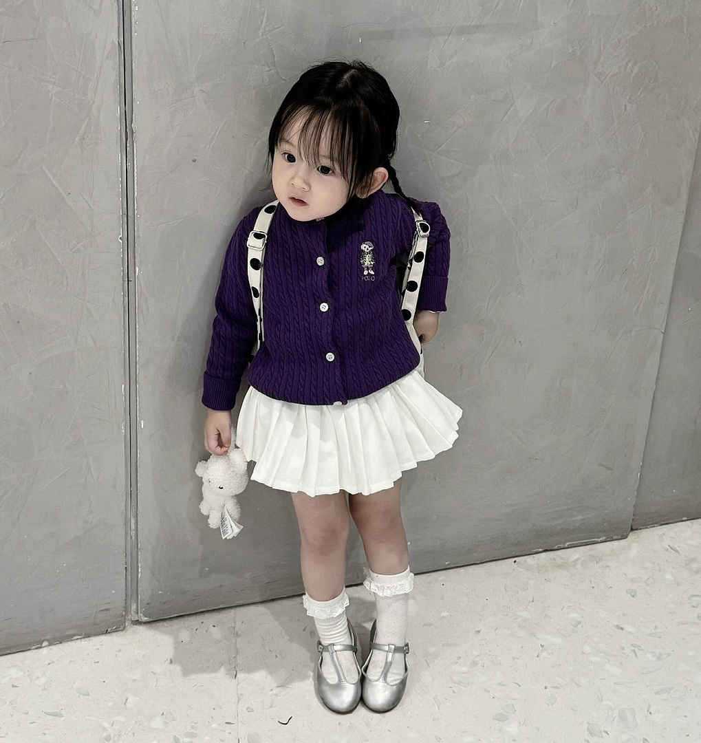 Ralph Lauren Polo Bear Mini-Cable Cotton Cardigan · A3288 — תמונה 17