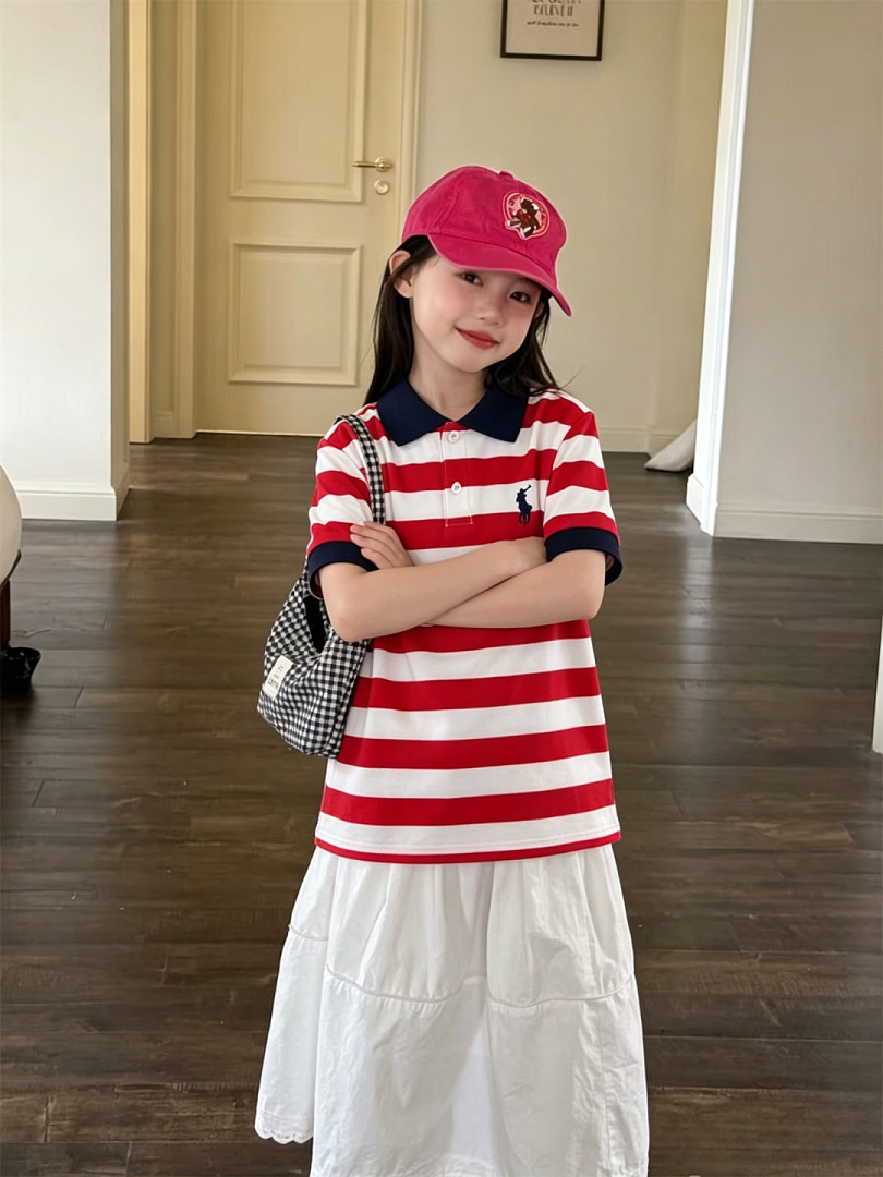 Ralph Lauren Striped Cotton Mesh Polo · A3135 — תמונה 41