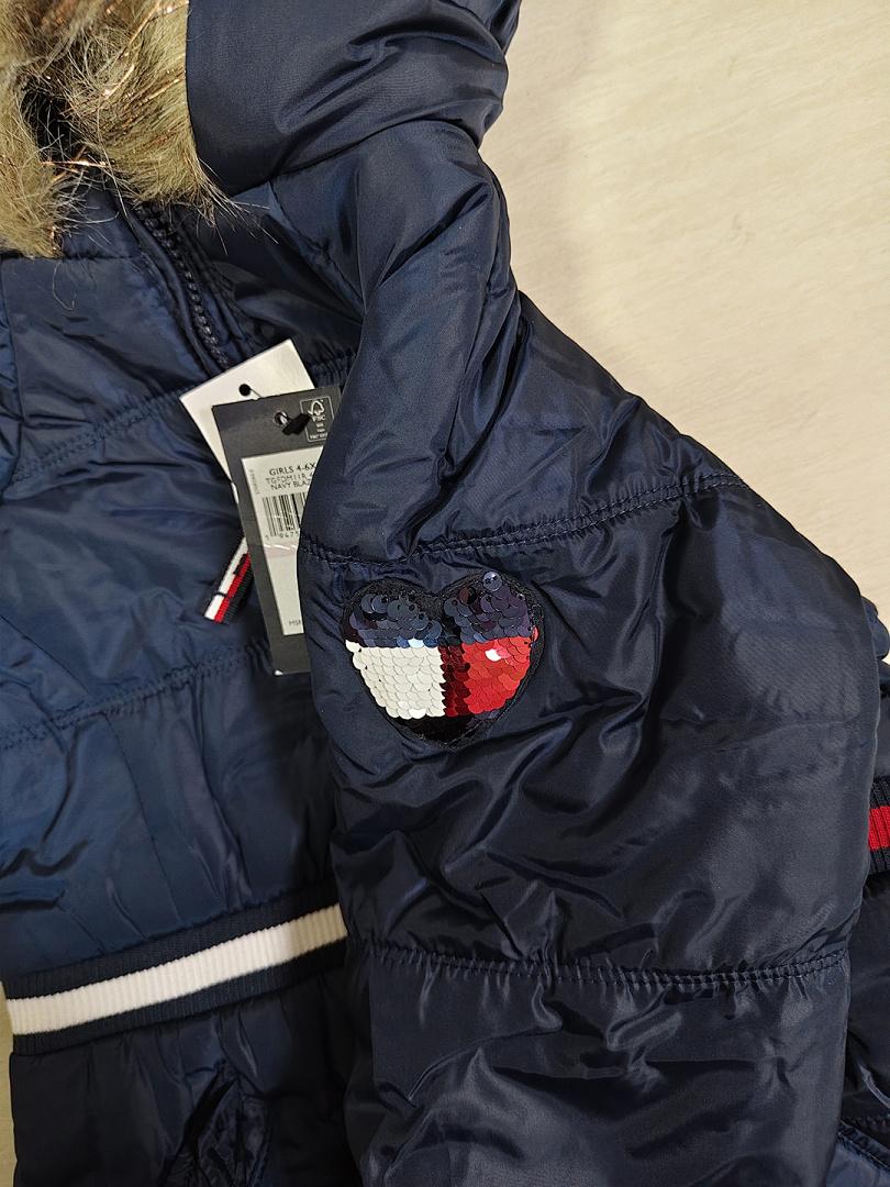 Tommy Hilfiger Longline Signature Puffer Jacket · A2901 — תמונה 18