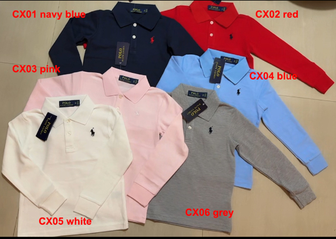 Ralph Lauren Solid Long-Sleeve Polo Shirt · A2941