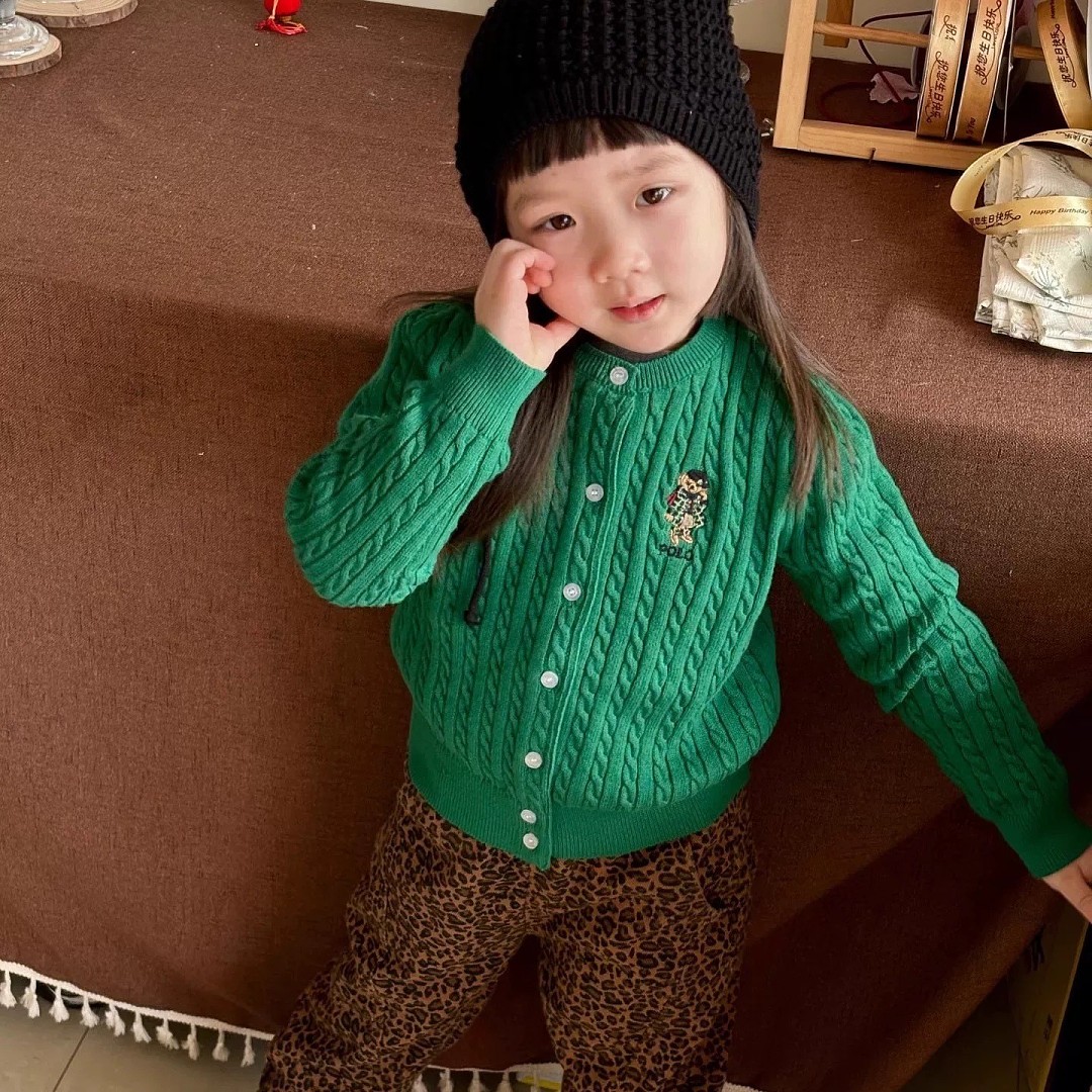 Ralph Lauren Polo Bear Mini-Cable Cotton Cardigan · A3288 — תמונה 19