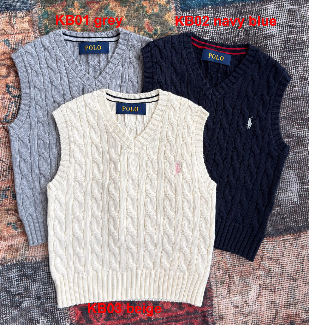 Polo Ralph Lauren Cable-Knit Cotton Sweater Vest · A3331 — תמונה 20