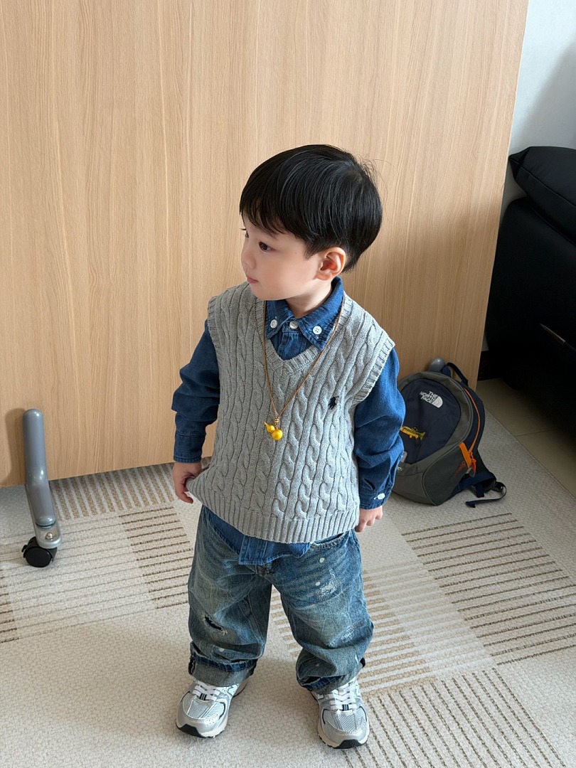 Polo Ralph Lauren Cable-Knit Cotton Sweater Vest · A3331 — תמונה 18