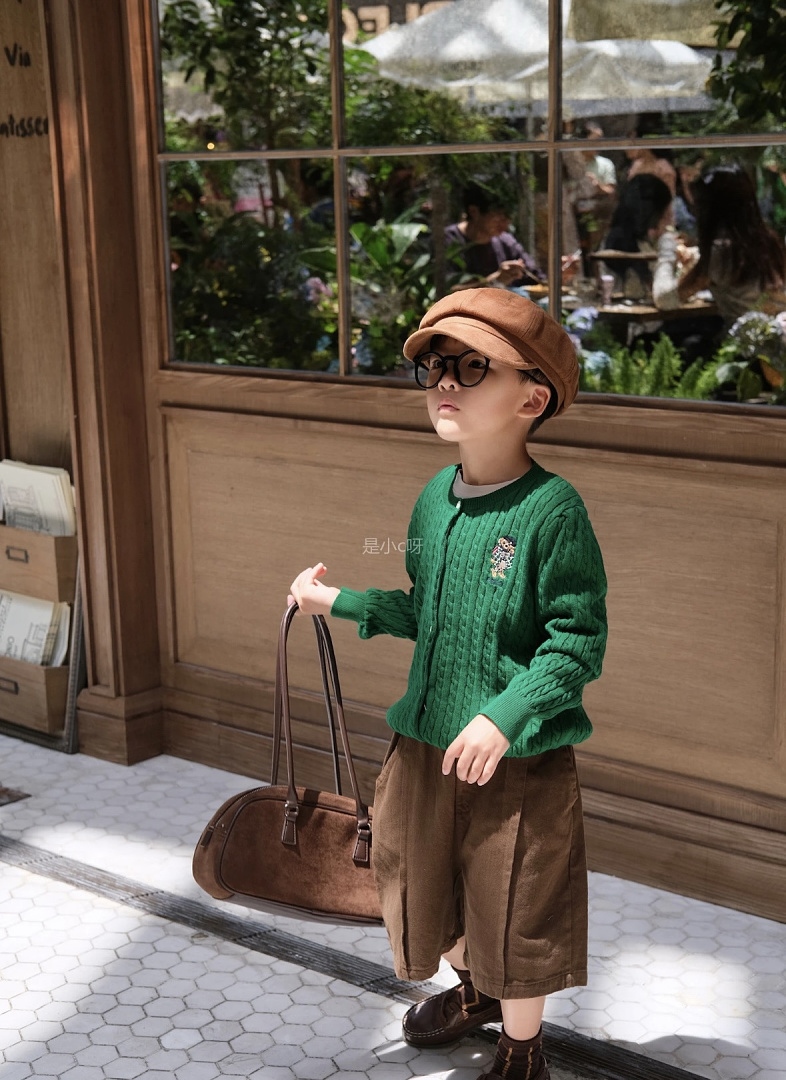 Ralph Lauren Polo Bear Mini-Cable Cotton Cardigan · A3288 — תמונה 23