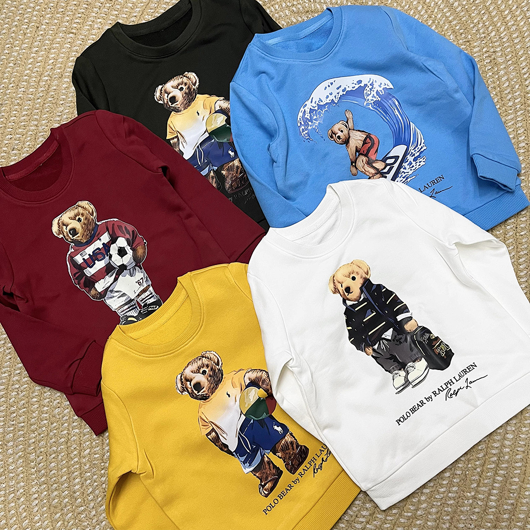Ralph Lauren Polo Bear Fleece Sweatshirt · A2244