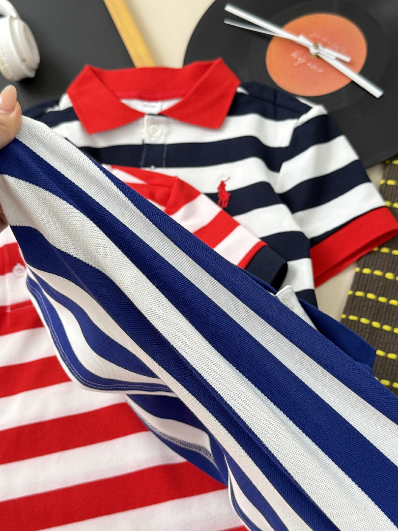 Ralph Lauren Striped Cotton Mesh Polo · A3135 — תמונה 31
