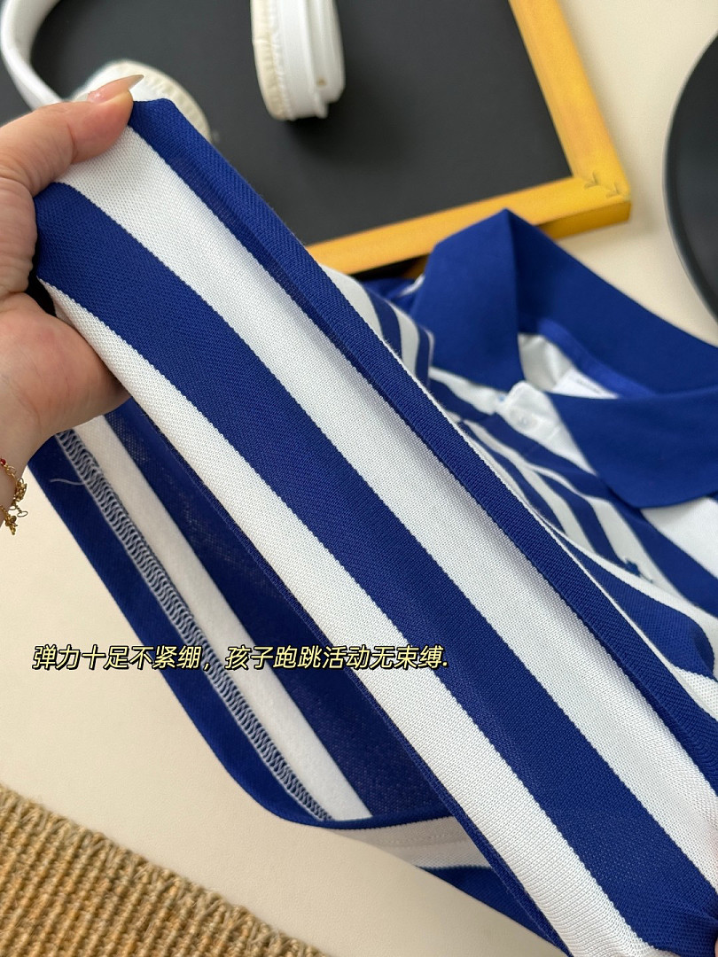 Ralph Lauren Striped Cotton Mesh Polo · A3135 — תמונה 17