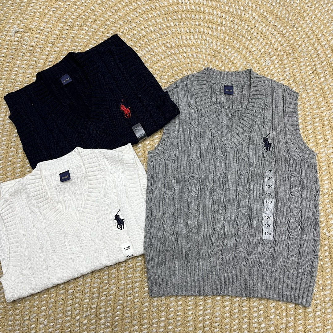 Ralph Lauren Cable-Knit Sweater Vest · A2119