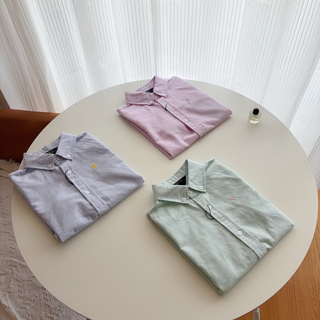 Ralph Lauren Striped Cotton Seersucker Shirt · A3007 — תמונה 41