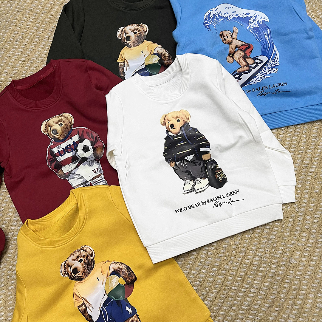 Ralph Lauren Polo Bear Fleece Sweatshirt · A2244 — תמונה 14