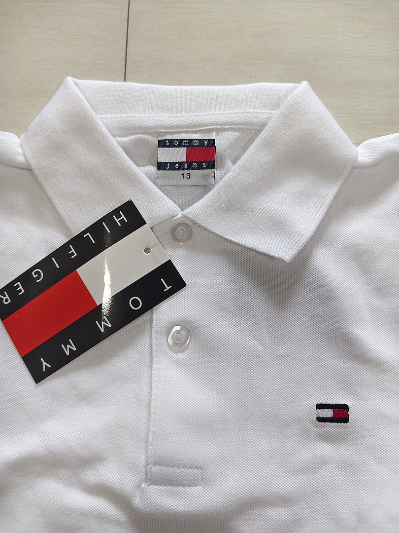 Tommy Hilfiger Kids' Flag Logo Polo Shirt · A3285 — תמונה 14