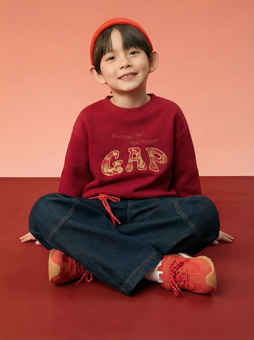 Gap Kids Graphic Logo Sweatshirt · A2889 — תמונה 20