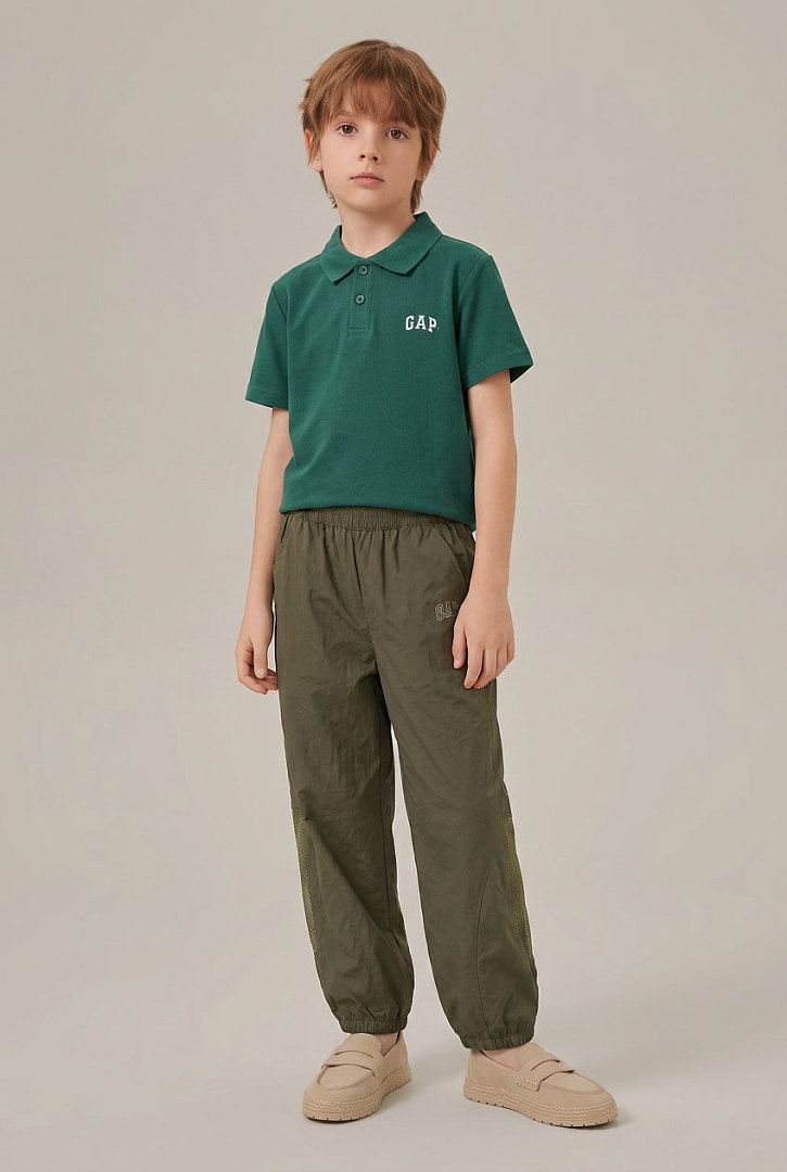 Gap Logo Pique Polo Shirt · A3105 — תמונה 26
