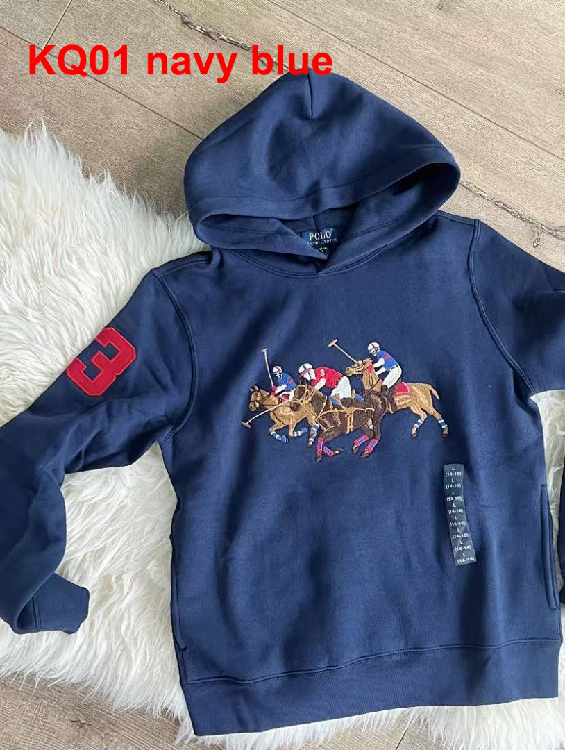 Ralph Lauren Triple-Pony Fleece Hoodie · A2870 — תמונה 4