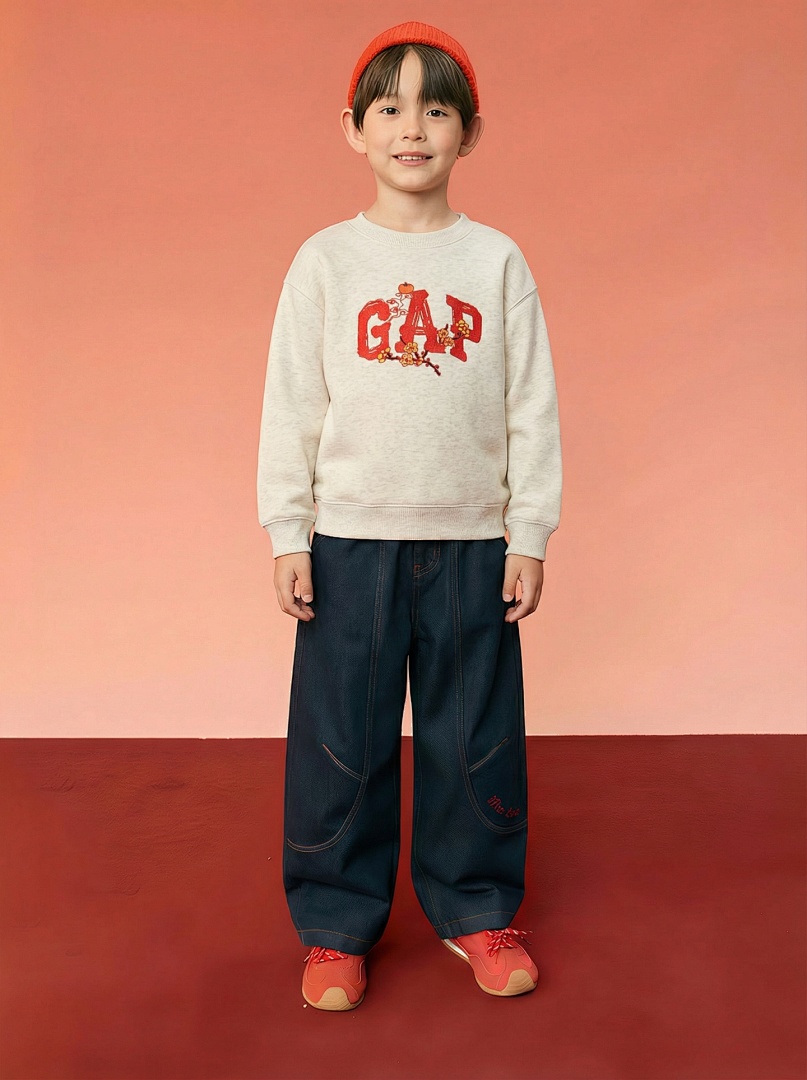 Gap Kids Graphic Logo Sweatshirt · A2889 — תמונה 19