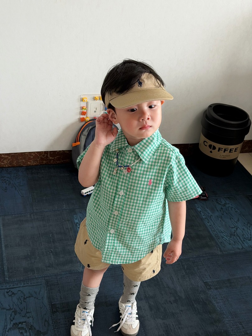 Ralph Lauren Gingham Cotton Poplin Shirt · A3068 — תמונה 12