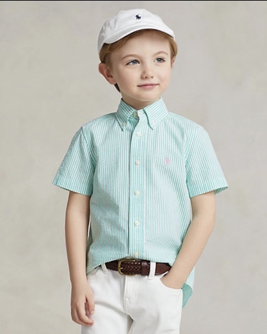 Ralph Lauren Striped Cotton Seersucker Shirt · A3007 — תמונה 32