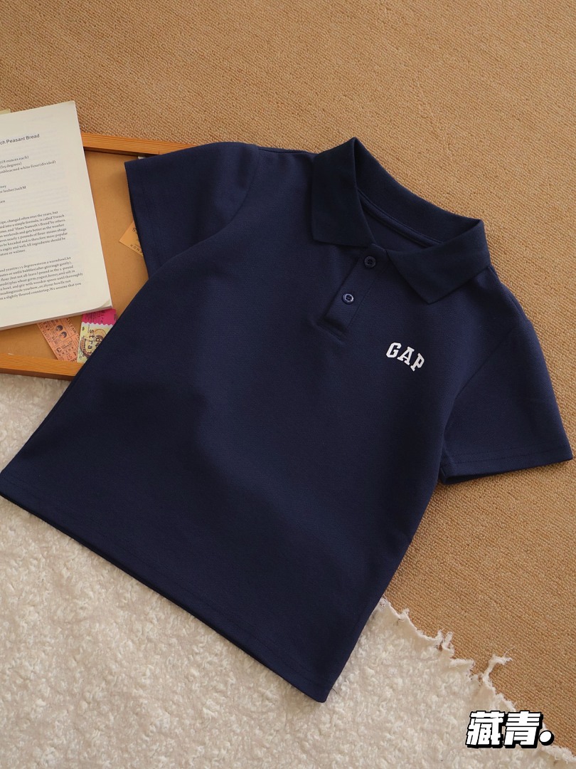 Gap Logo Pique Polo Shirt · A3105 — תמונה 8