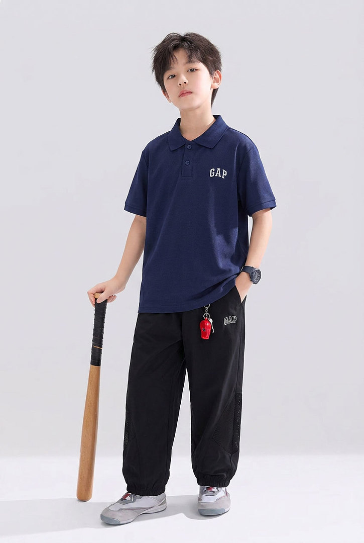 Gap Logo Pique Polo Shirt · A3105 — תמונה 21