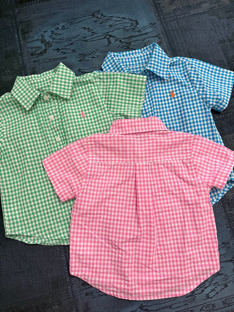 Ralph Lauren Gingham Cotton Poplin Shirt · A3068 — תמונה 26