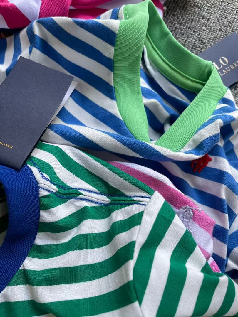 Ralph Lauren Striped Cotton Jersey T-Shirt · A3145 — תמונה 25