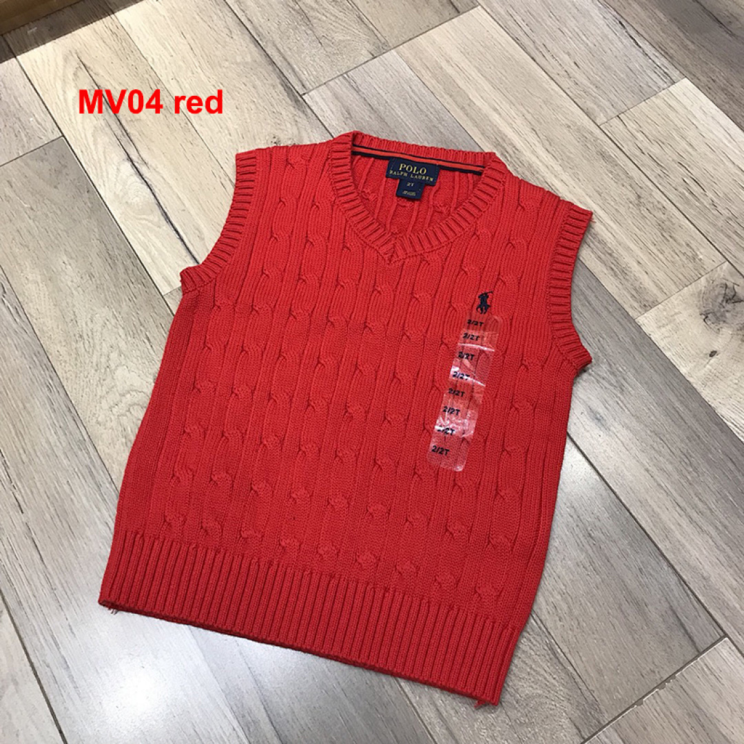 Ralph Lauren Cable-Knit Cotton Sweater Vest · A845 — תמונה 3