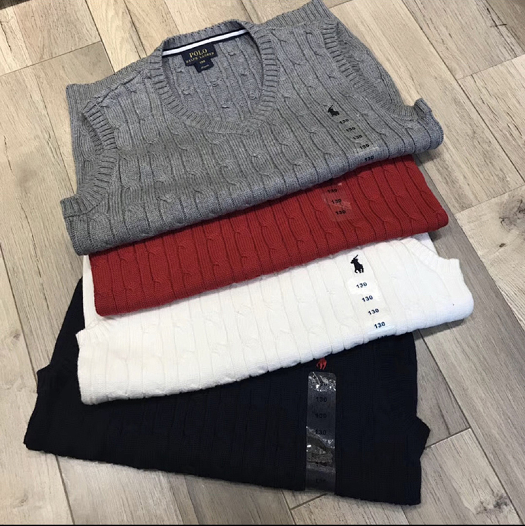 Ralph Lauren Cable-Knit Cotton Sweater Vest · A845 — תמונה 13