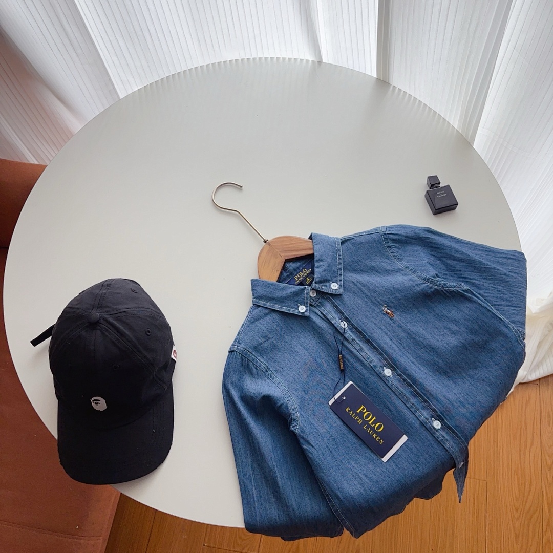 Ralph Lauren Denim Polo Pony Shirt · A2595 — תמונה 20